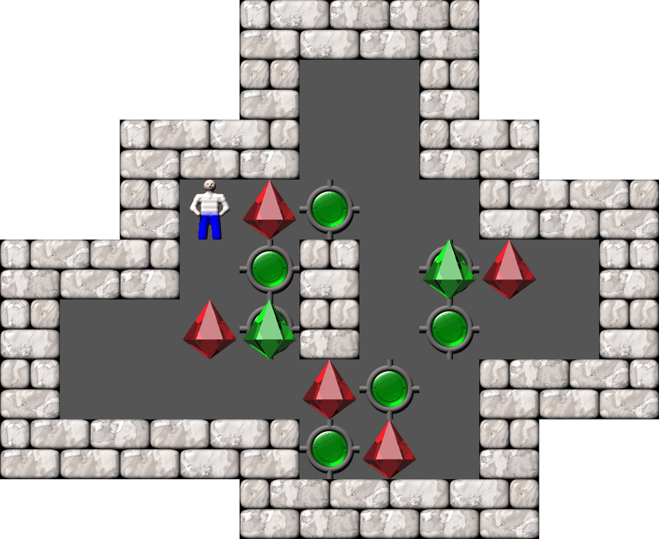 Sokoban Serg Belyaev 2 level 28